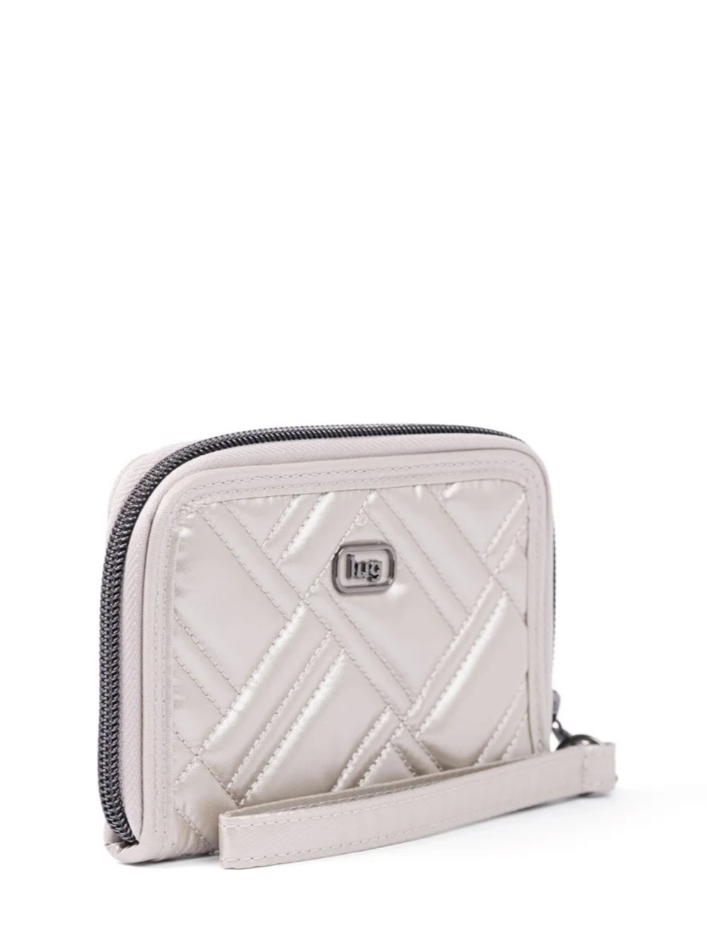 NWT Lug Letacy Collection Rodeo RFID Wallet in Metallic Pebble - Picture 5 of 9